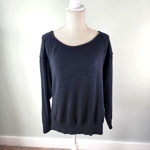 291 FROM VENICE CA WOMEN'S SWEAT SHIRT SIZE 2 OR MEDIUM DARK GRAY